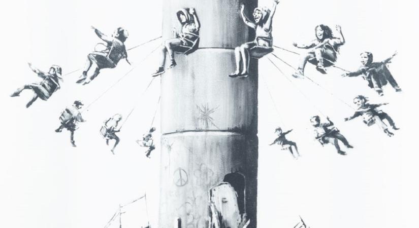Tenyérnyi Banksy-mű tűnt fel Budapesten