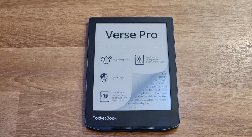 Remek e-könyv olvasót próbáltunk ki – PocketBook Verse Pro teszt
