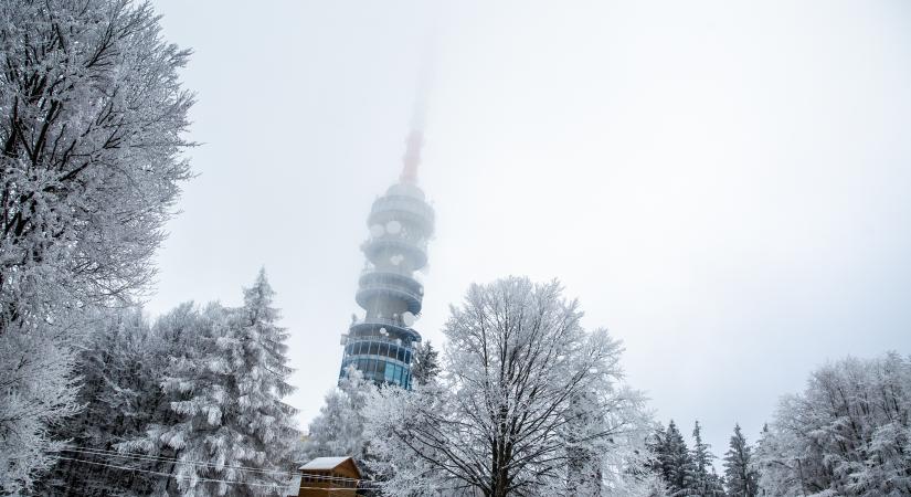 Így érkezett meg a tél a Mátrába - fotók