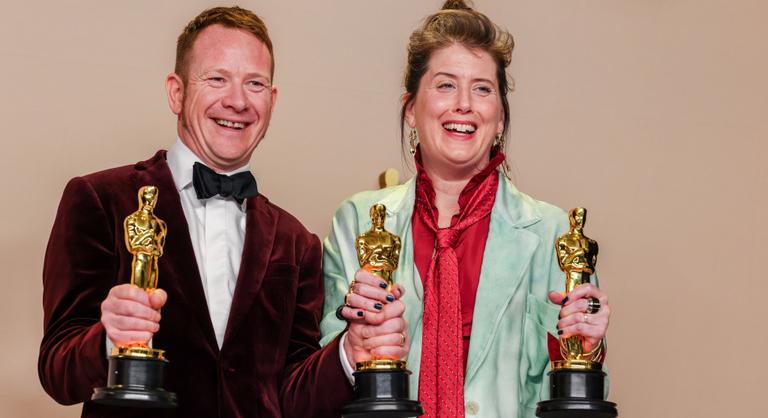 Pálinkával és szalonnával ünnepelte az Oscar-díjat a magyar szakember