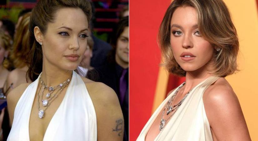 Kinek állt jobban? Angelina Jolie estélyi ruhájában kapták le a szexi színésznőt