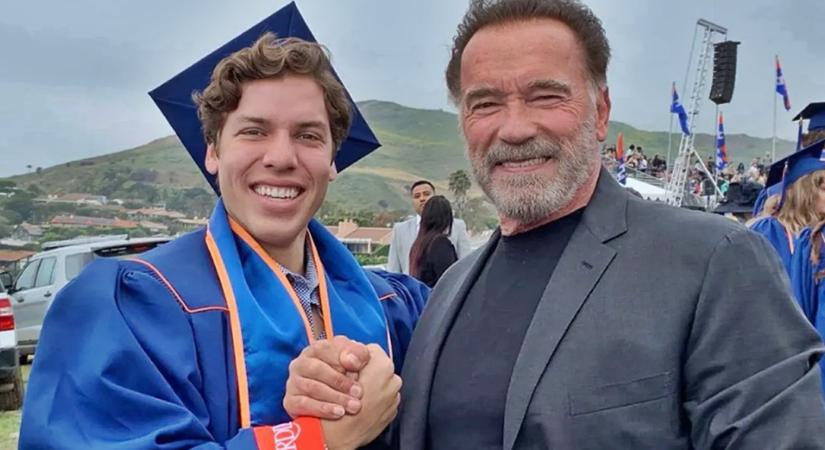 Arnold Schwarzenegger sokáig eltitkolt fia megmutatta izmos felső testét