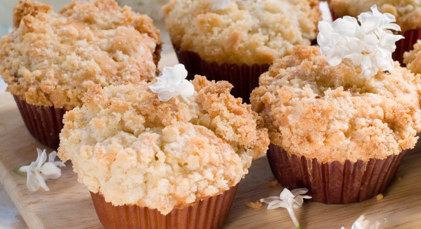 Álompuha kókuszos muffin: kívül-belül átjárják az ízek