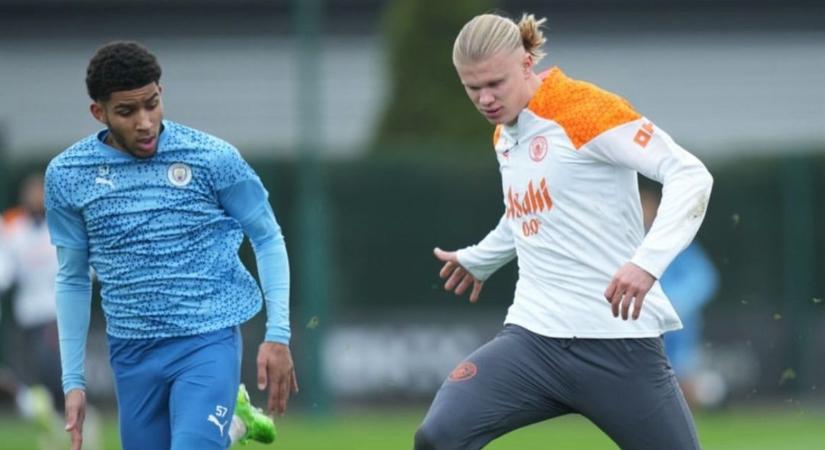 Haalandékkal készül a Manchester City magyar válogatott focistája