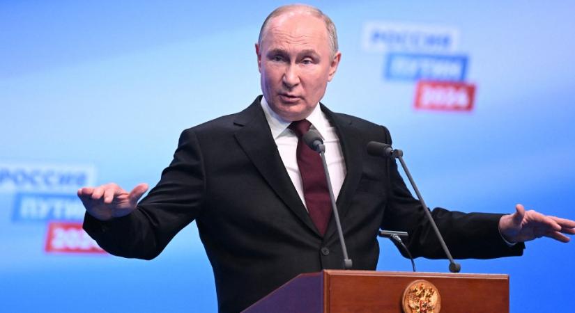Putyin 88 százalékos győzelmet aratott, majd a sajtótájékoztatón kitért a harmadik világháborúval kapcsolatos elképzeléseire