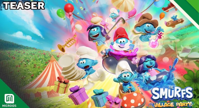 The Smurfs: Village Party címmel igazi partijáték készül a Hupikék Törpikék alapján