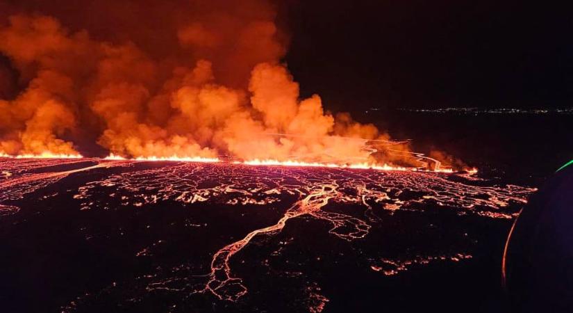 Megint tombol az izlandi vulkán