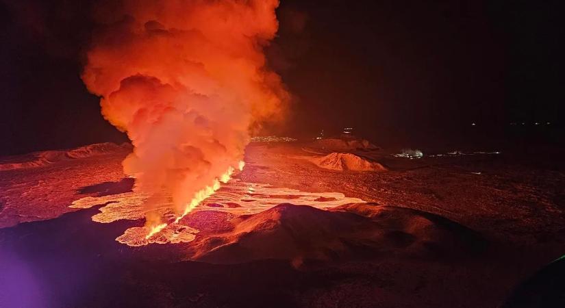 Négy hónapon belül negyedszerre tört ki a vulkán Izlandon, a kormány rendkívüli állapotot hirdetett