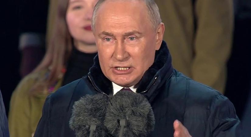 Így néz ki Putyin választási győzelmi bulija: az ukránok brutális támadástól rettegnek, az Európa Tanács elnöke háborúzni hív