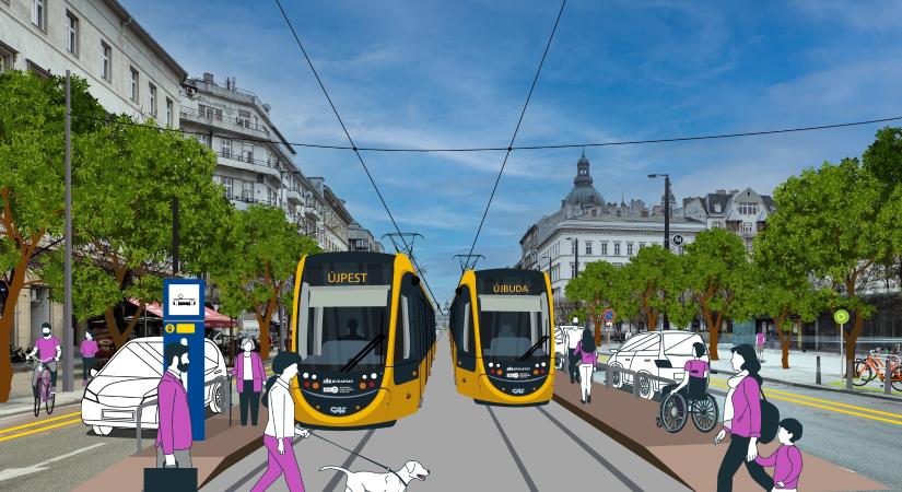 Villamossal Újbudától Újpestig: hamarosan kezdődhet a pesti fonódó villamosprojekt második ütemének előkészítése és tervezése