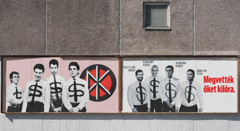 Megvalósult minden magyar punk álma, az országot elárasztó plakátokon összeért a Demokratikus Koalíció és a Dead Kennedys