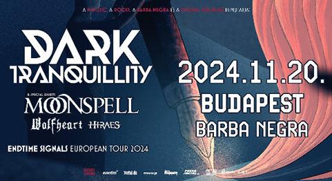 Dark Tranquillity - Endtime Signals európai turné