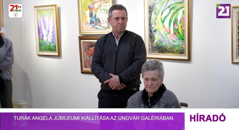 Turák Angéla jubileumi kiállítása az Ungvár galériában (videó)