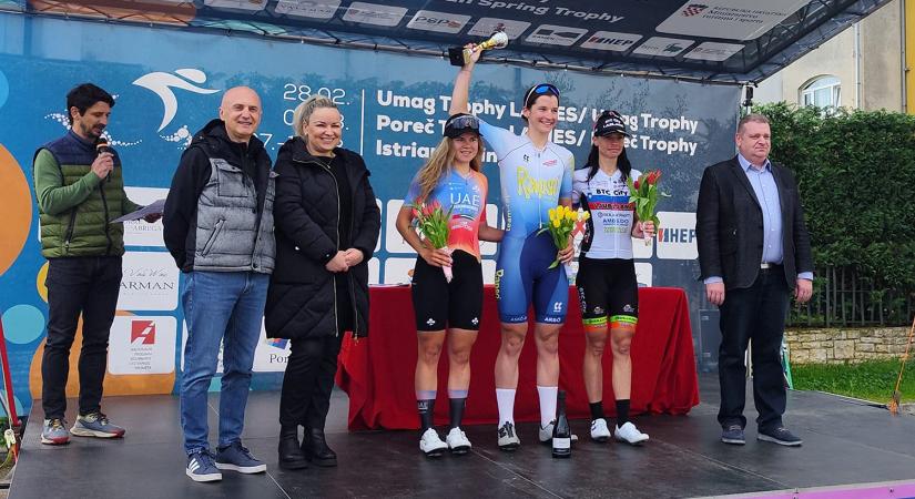 Zsankó Petra egynapos országúti kerékpárversenyt nyert Horvátországban