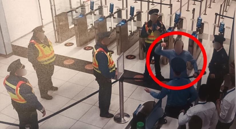 Egy tádzsik migráns a Liszt Ferenc reptéren fenyegette a rendőröket