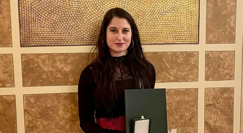 Állami kitüntetést kapott Berta Alexandra