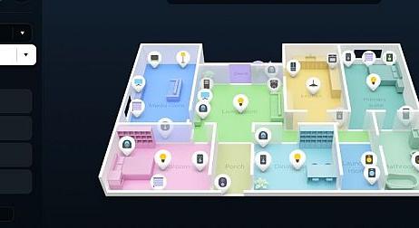 3D-ben mutatja otthoni eszközeink és kütyüjeink helyét a lakásban a Samsung új SmartThings alkalmazása