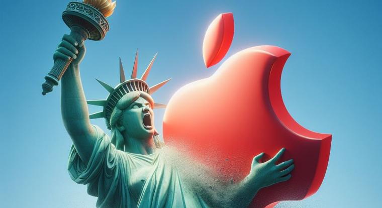 Óriási pert akasztott az Apple nyakába az amerikai kormány