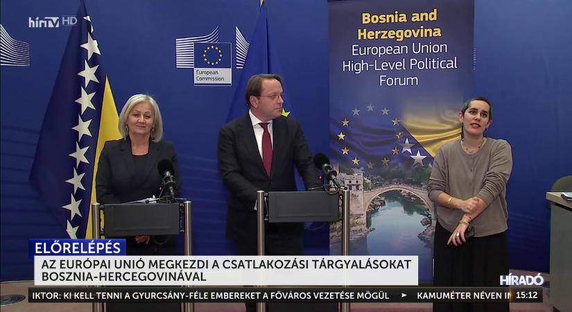 Az Európai Unió megkezdi a csatlakozási tárgyalásokat Bosznia-Hercegovinával  videó