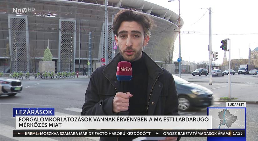 Forgalomkorlátozások vannak érvényben a ma esti magyar-török mérkőzés miatt