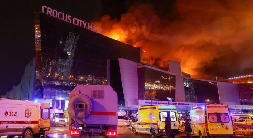 Terrortámadás történt Moszkva közelében, sok a halott