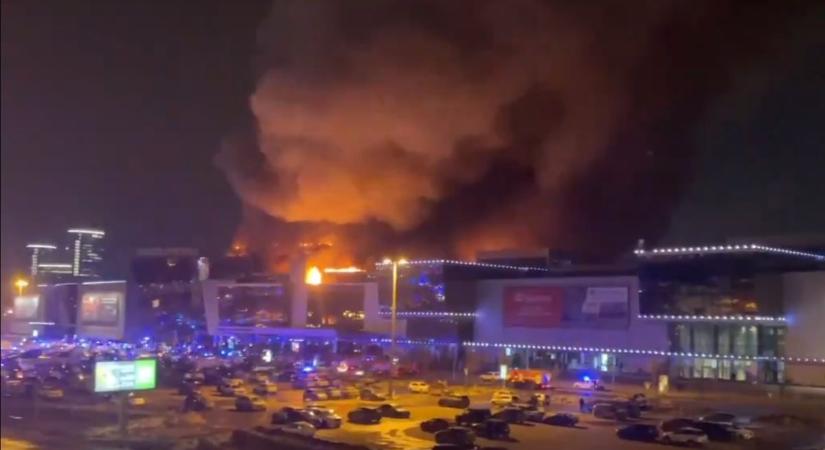Terrortámadás egy moszkvai koncertteremben, sok a halott, rengeteg a sérült