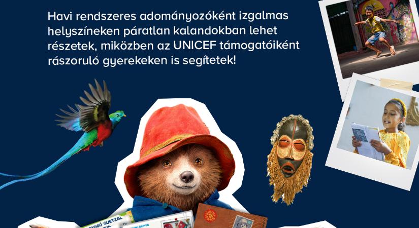 Már a magyar gyerekek is osztozhatnak Paddington, a híres mackó világjáró élményeiben, az UNICEF jóvoltából
