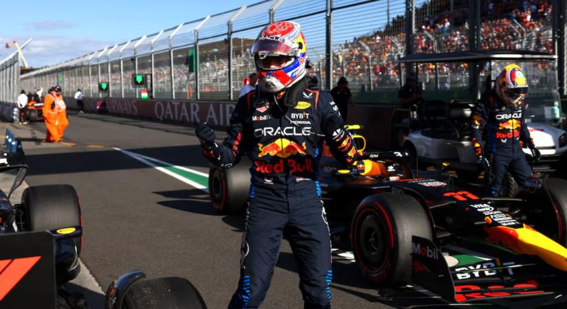 Melbourne-ben is Verstappen nyerte az időmérőt