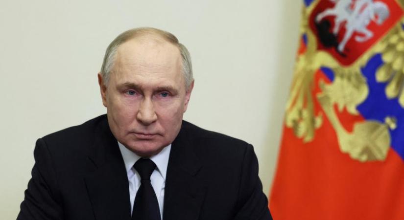 Vlagyimir Putyin: Ukrajna felé tartottak a terroristák, amikor elfogták őket, segítséget kaptak volna a határ átlépéséhez