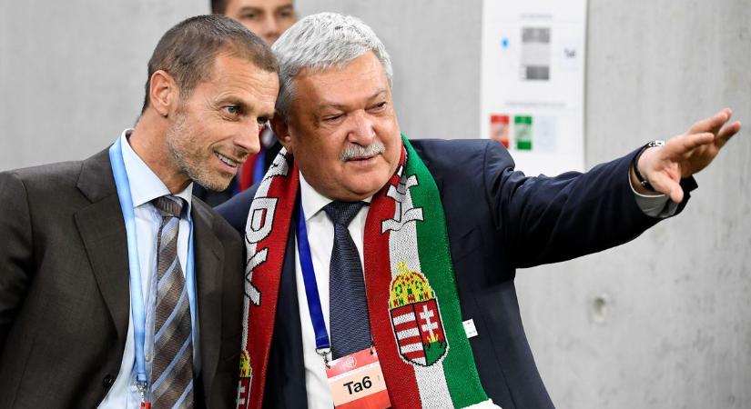 Közép-európai liga szervezésén dolgozik Csányi Sándor MLSZ-elnök az UEFA-val