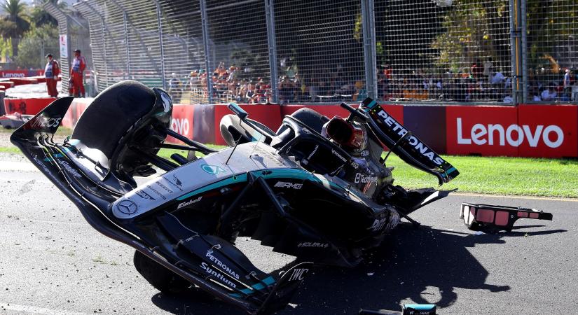 F1: Pánikba esett Russell hatalmas bukása után