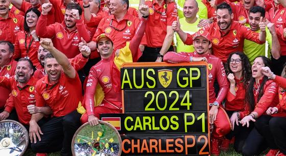 Verstappen kiesett, Carlos Sainz nyerte az Ausztrál Nagydíjat
