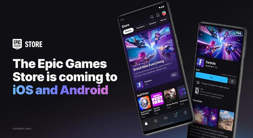Androidra és iOS-re is jön az Epic Games Store