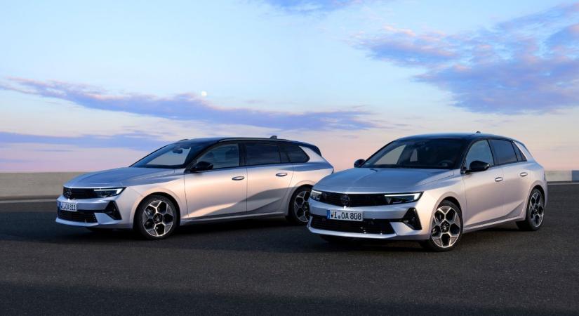 Már öntöltő hibridként is megvásárolható az Opel Astra