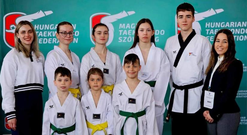 Hat aranyig meg sem álltak a Máté Taekwondo versenyzői