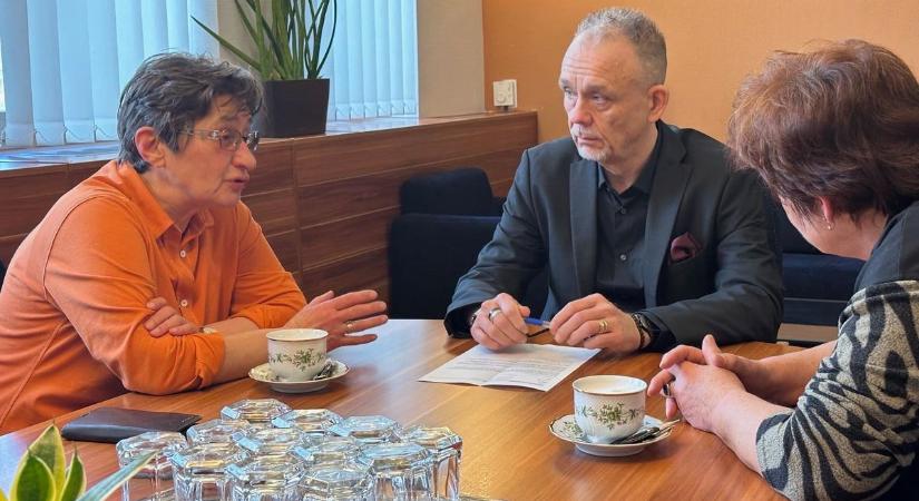 Német evangélikus lelkésszel találkozott Hévíz polgármestere