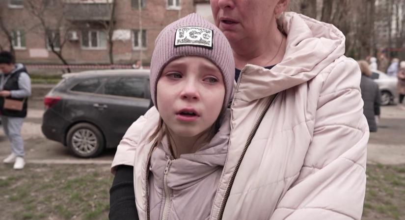 Így élte meg egy 10 éves kijevi kislány az újabb orosz légitámadást  videó
