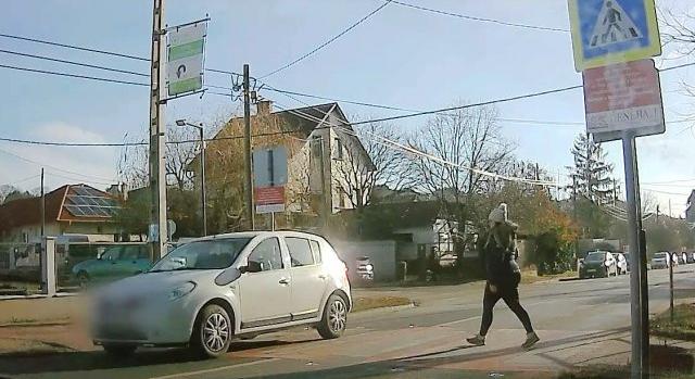 Videó: testkamerával és drónnal a gyalogátkelők biztonságáért