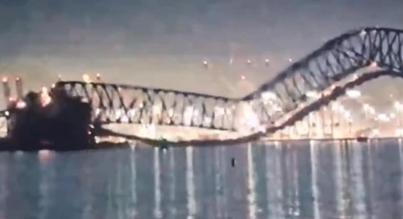 Borzalmas részletek a baltimore-i híd összeomlásáról – VIDEÓK