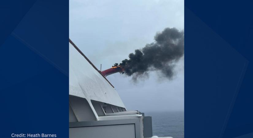 Belecsapott a villám a Bahamáknál egy kirándulóhajóba, hatalmas tűzzel égett
