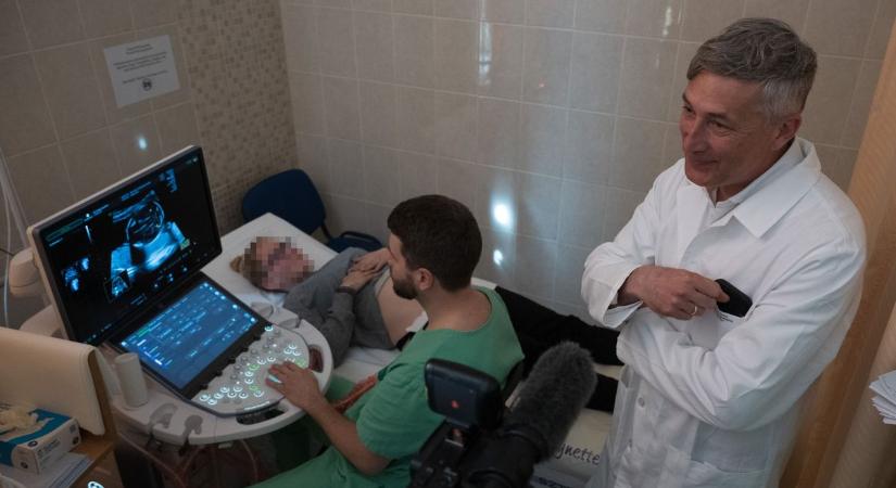 A világ legjobb ultrahang készülékével vizsgálják a várandós nőket Szegeden