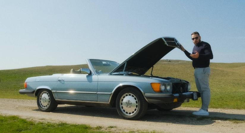 Veterán, amit mindenki ért - Videós teszt: Mercedes-Benz 450SL (R107) – 1977.