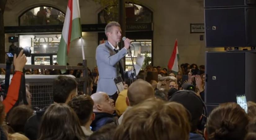 Több ezren gyűltek össze Magyar Péter hívására Budapesten