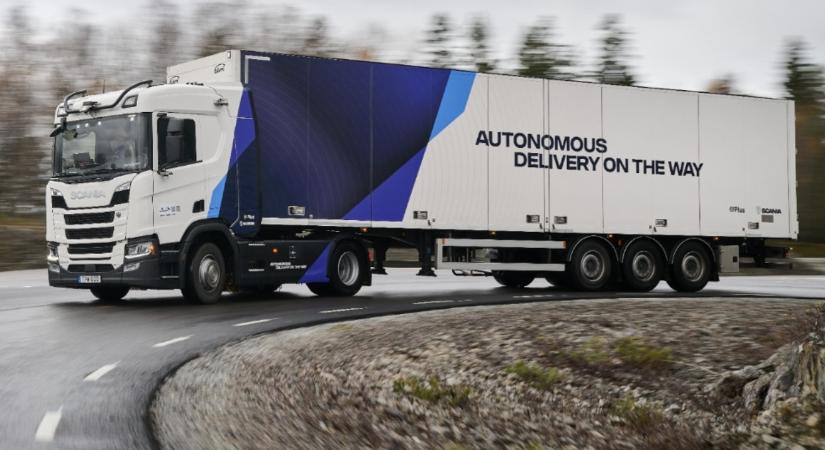 Indul a teljesen önvezető Scania teherautók éles tesztelése
