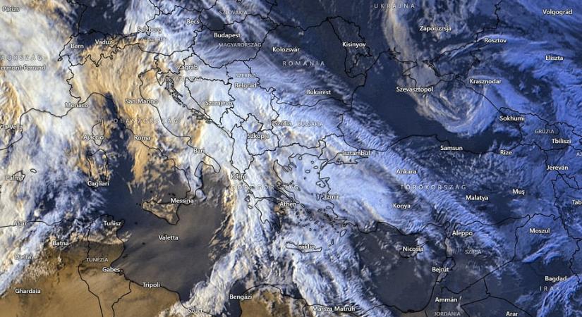 Dínófelhő rontott az országra, a meteorológusok sem hittek a szemüknek - részletes időjárás-erőrejelzés