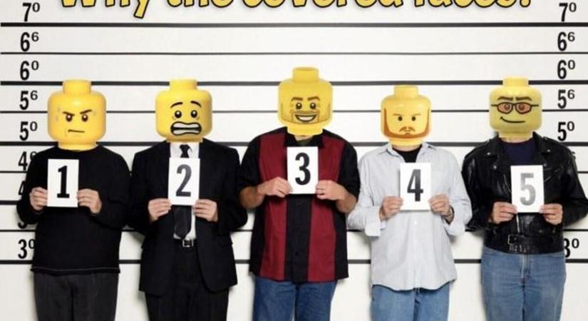 Egy amerikai rendőrség Lego arcokkal takarta ki az elfogott bűnözők arcát