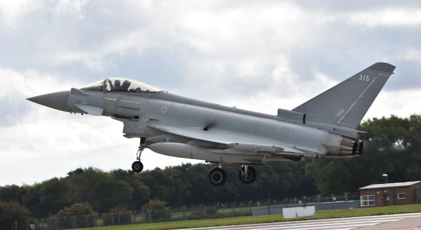A brit légierő hat vadászgépe érkezett járőrszolgálatra Romániába