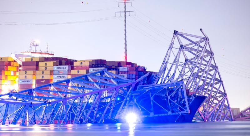 Visszavetheti a világkereskedelmet a baltimore-i híd összeomlása