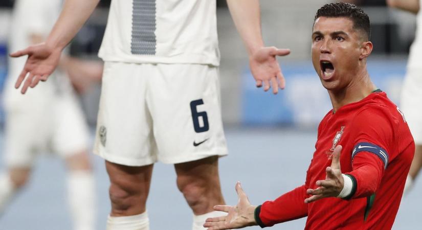 Ronaldo kiborult a portugálok veresége után, és szórakoznak vele  videó