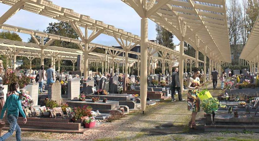 Lenyűgöző ötlet: egy francia város napenergia-forrássá alakítja a temetőjét